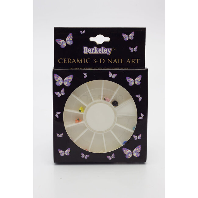 Berkeley - Nail Art 3D Ceramic - Flowers