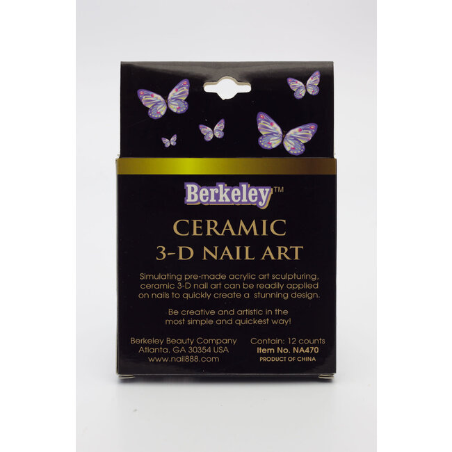 Berkeley - Nail Art 3D Ceramic - Flowers