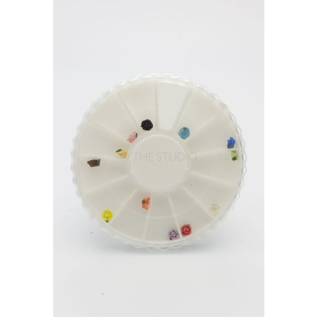 Berkeley - Nail Art 3D Ceramic - Flowers