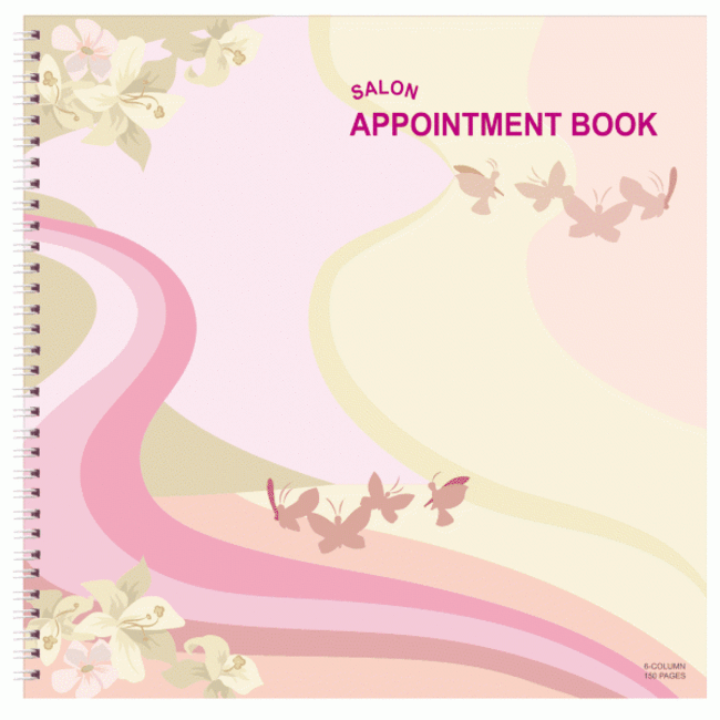 Berkeley - Appointment Book - Butterflies - 6 column - 150 pages - AB106