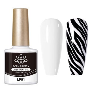 Born Pretty Born Pretty - Liner Paint Gel - .34 fl oz - LP01