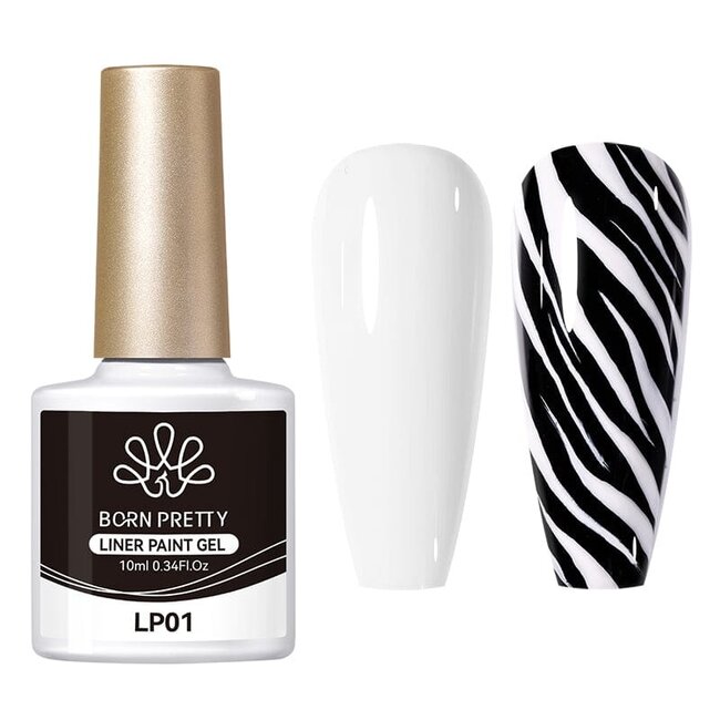 Born Pretty Born Pretty - Liner Paint Gel - .34 fl oz - LP01