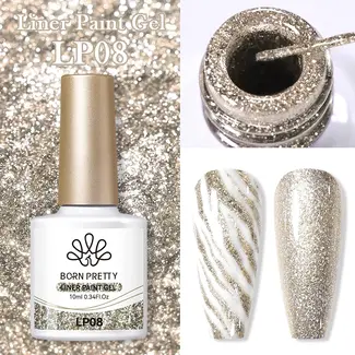 Born Pretty Born Pretty - Liner Paint Gel - .34 fl oz - LP08