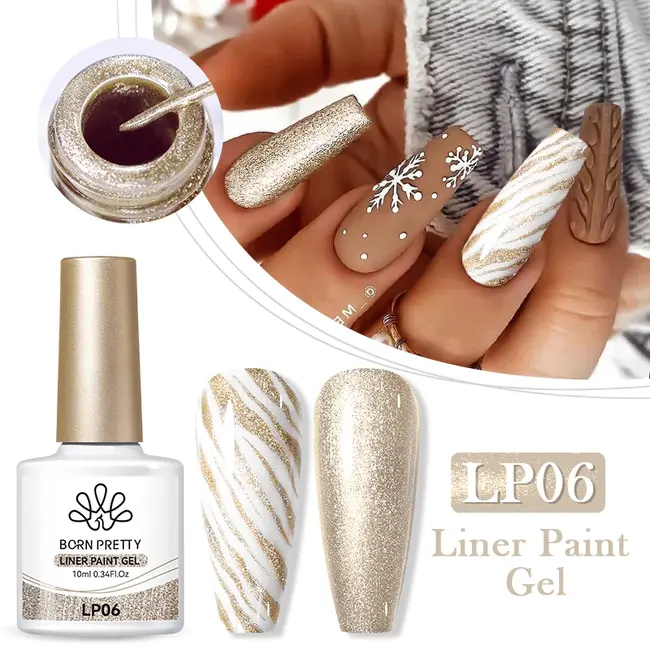 Born Pretty - Liner Paint Gel - .34 fl oz - LP06