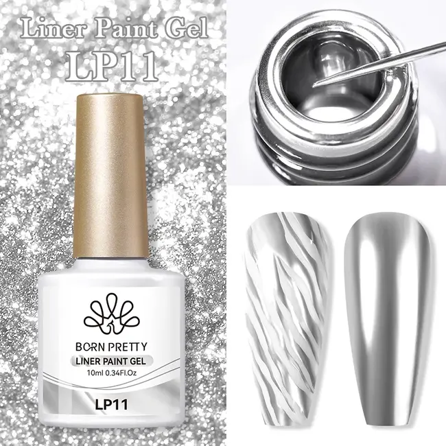 Born Pretty Born Pretty - Liner Paint Gel - .34 fl oz - LP11