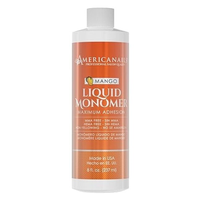 American Nails - Liquid Monomer - Mango - 8 oz