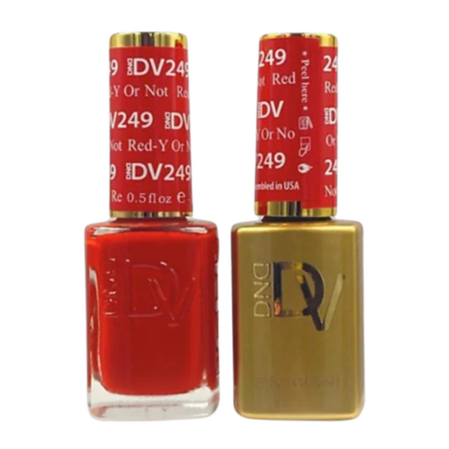 DND DIVA - 249 - Red-Y Or Not - DUO Polish