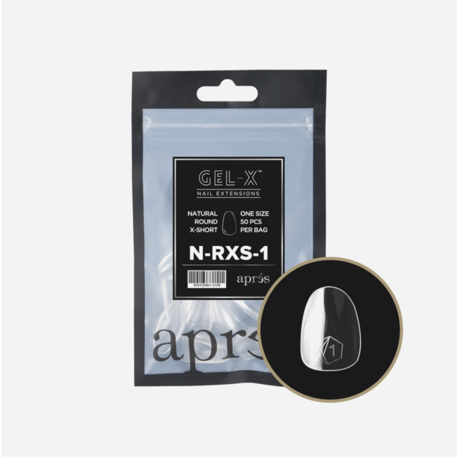 Apres Apres - Refill Bags - Natural - Round Extra Short - #1
