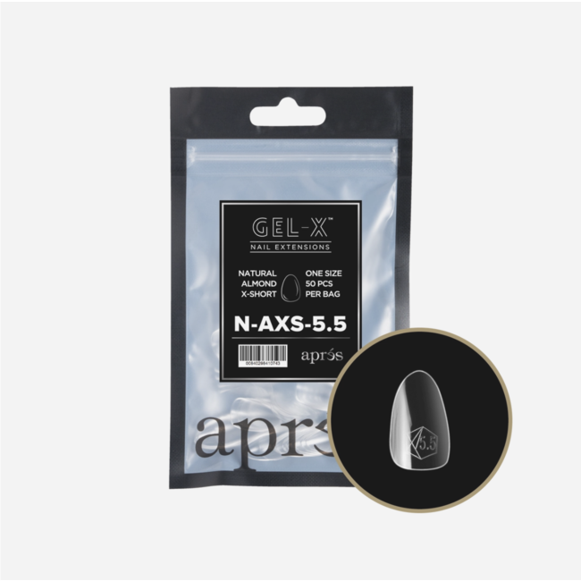 Apres Apres - Refill Bags - Natural - Almond Extra Short - #5.5