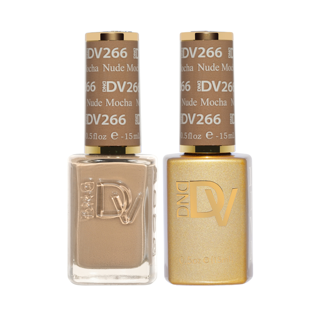 DND DIVA - 266 - Nude Mocha - DUO Polish