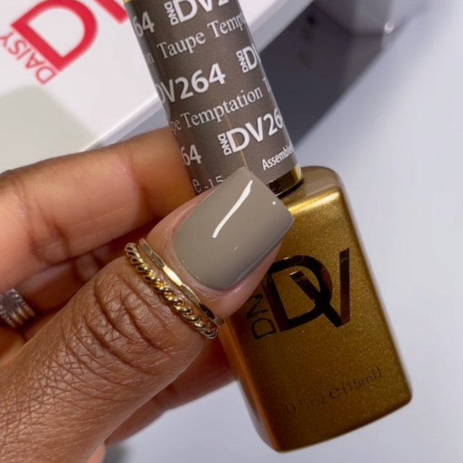 DND DIVA - 264 - Temptation Taupe - DUO Polish