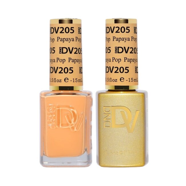DND DIVA DND DIVA - 205 - Papaya Pop - DUO Polish