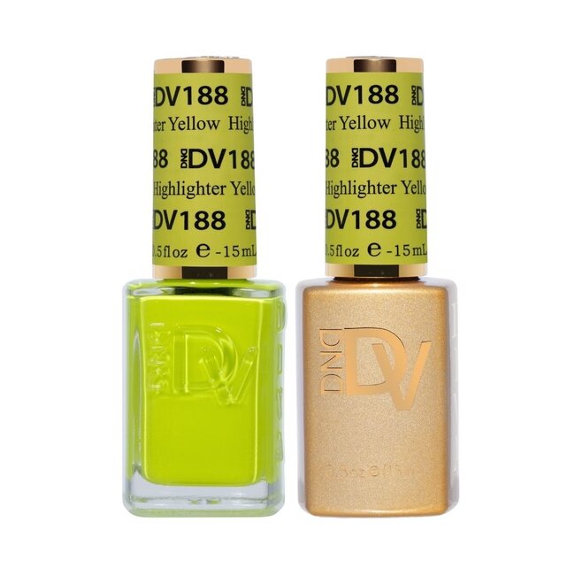 DND DIVA DND DIVA - 188 - Yellow Highlighter - DUO Polish