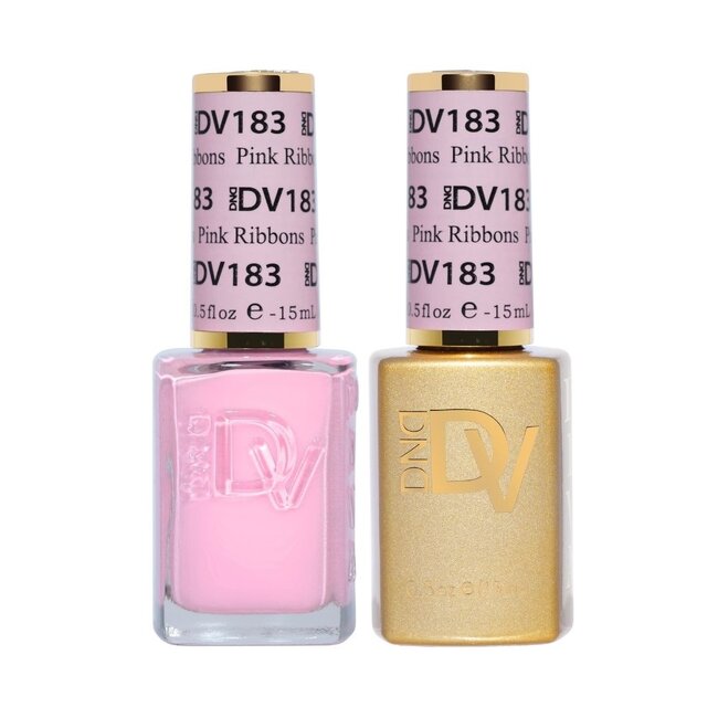 DND DIVA - 183 - Pink Ribbons - DUO Polish