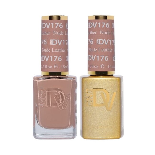 DND DIVA - 176 - Nude Leather - DUO Polish