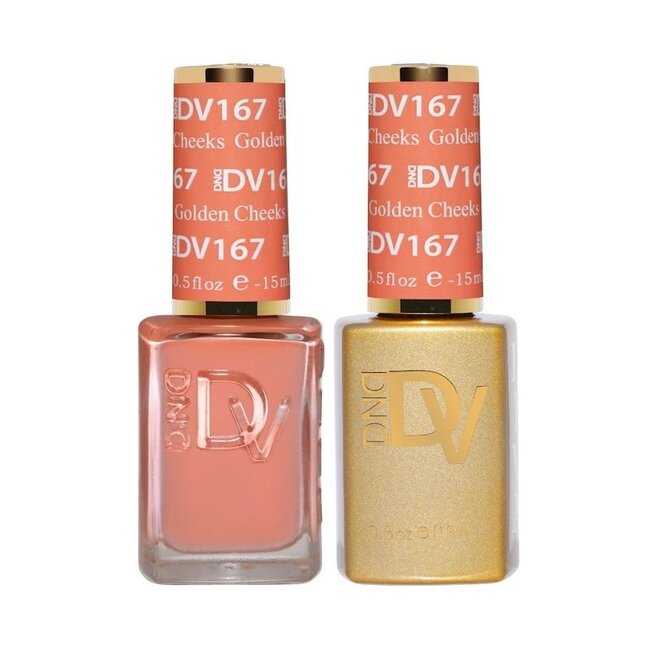 DND DIVA - 167 - Golden Cheeks - DUO Polish