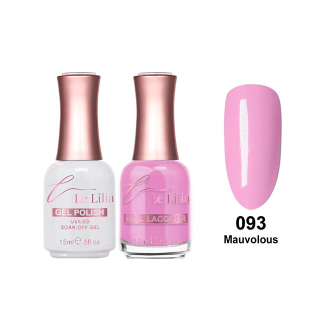 Le Lilia - 093 - Mauvolous - Gel - 0.5 oz