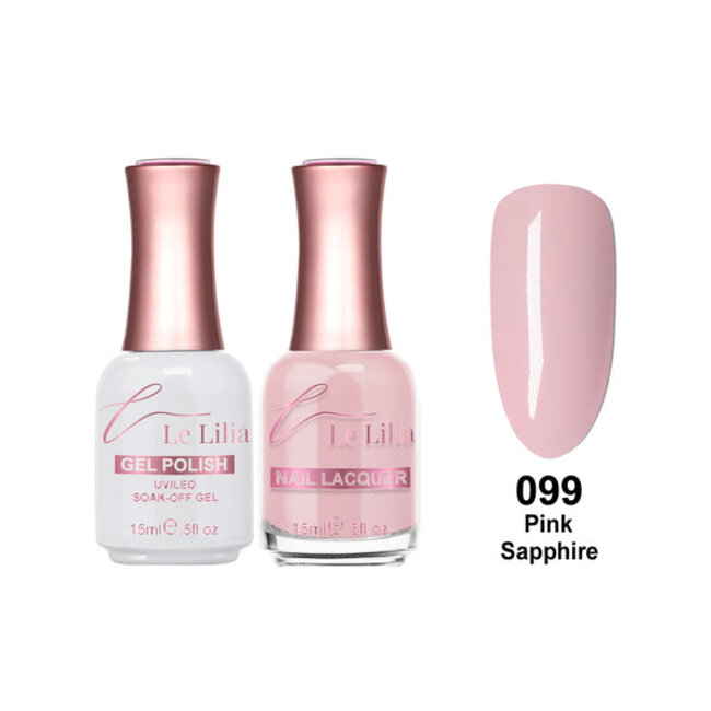 Le Lilia - 099 - Pink Sapphire - Lacquer - 0.5 oz