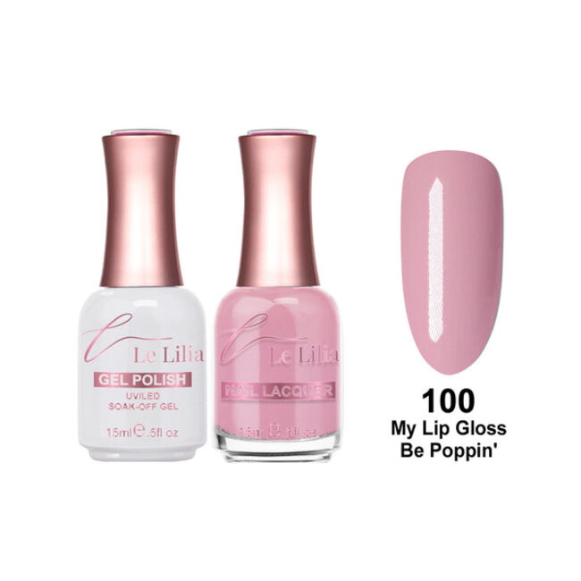 Le Lilia - 100 - My Lip Gloss Be Poppin' - Gel - 0.5 oz