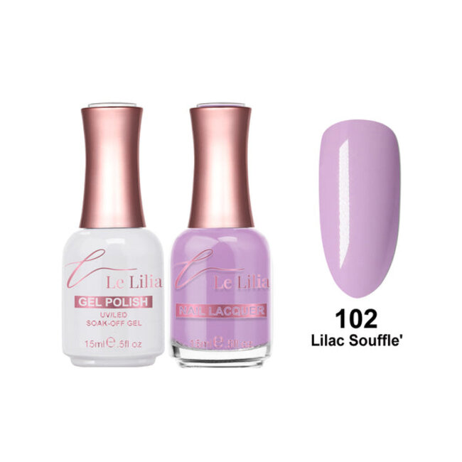 Le Lilia - 102 - Lilac Souffle' - Gel - 0.5 oz