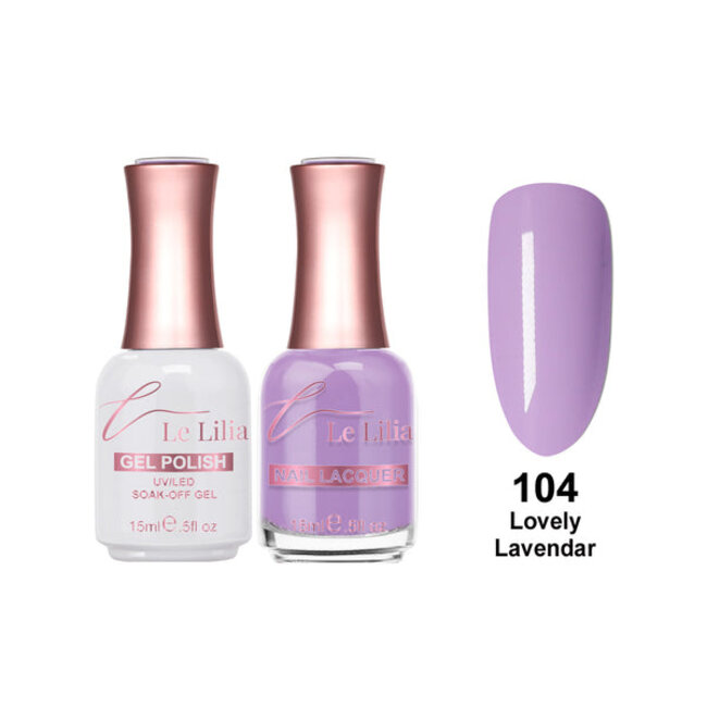 Le Lilia - 104 - Lovely Lavender - Gel - 0.5 oz