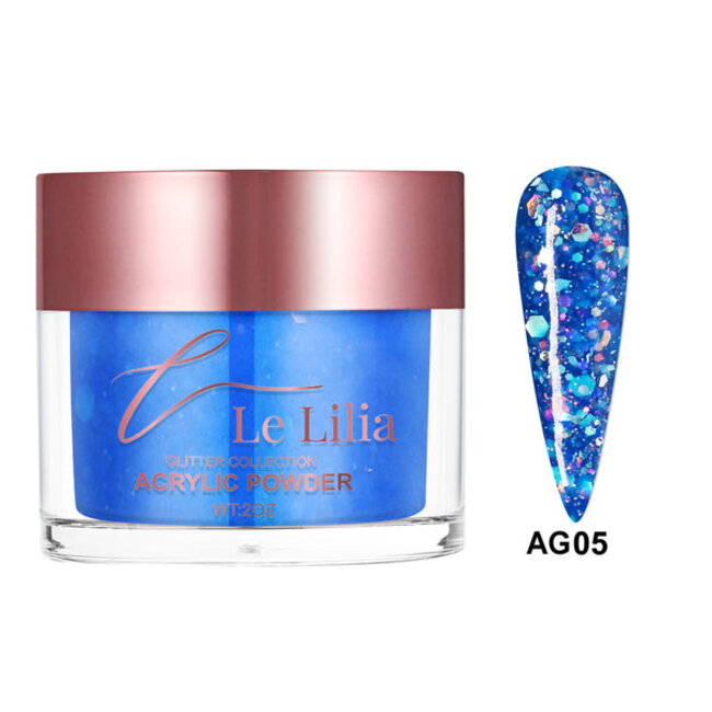 Le Lilia - AG05 - Glitter Collection - AIO Powder - 2 oz