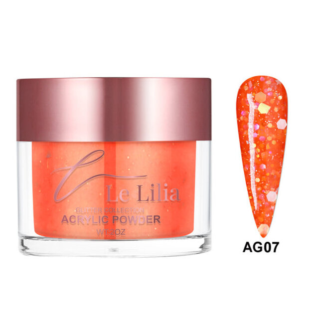 Le Lilia - AG07 - Glitter Collection - AIO Powder - 2 oz
