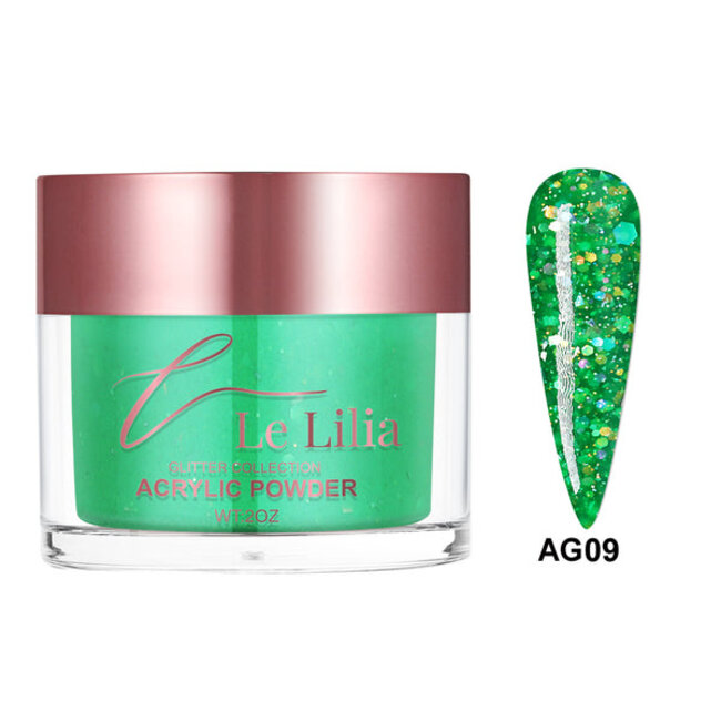 Le Lilia - AG09 - Glitter Collection - AIO Powder - 2 oz