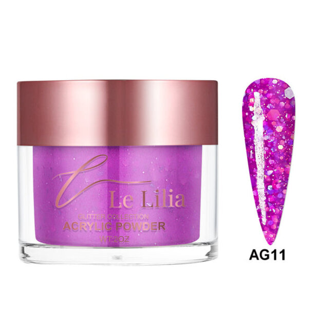Le Lilia - AG11 - Glitter Collection - AIO Powder - 2 oz