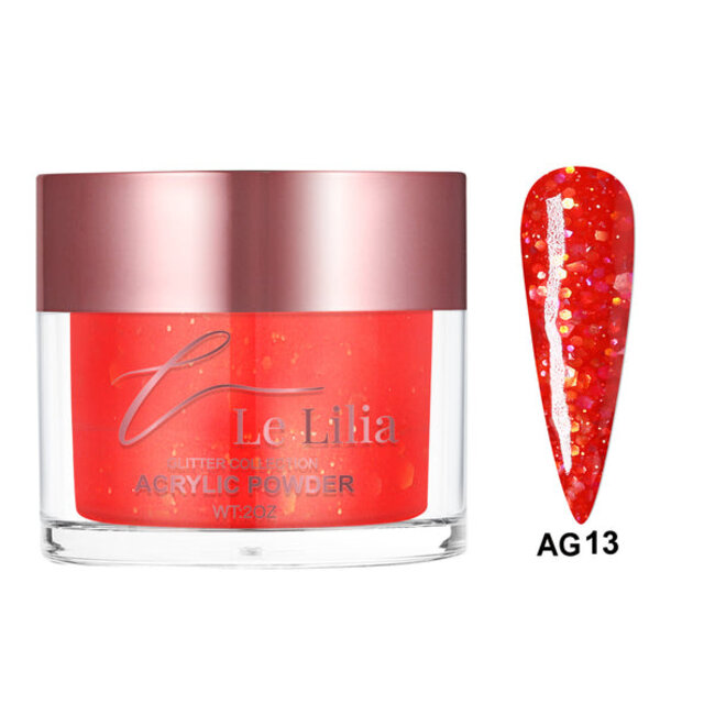 Le Lilia - AG13 - Glitter Collection - AIO Powder - 2 oz