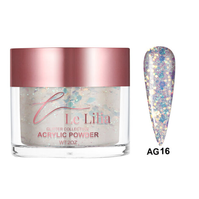 Le Lilia - AG16 - Glitter Collection - AIO Powder - 2 oz