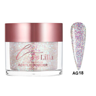 Le Lilia Le Lilia - AG18 - Glitter Collection - AIO Powder - 2 oz