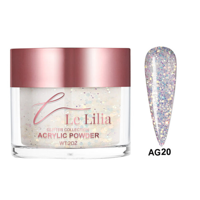 Le Lilia - AG20 - Glitter Collection - AIO Powder - 2 oz