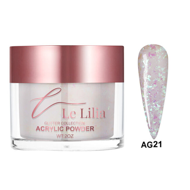 Le Lilia - AG21 - Glitter Collection - AIO Powder - 2 oz