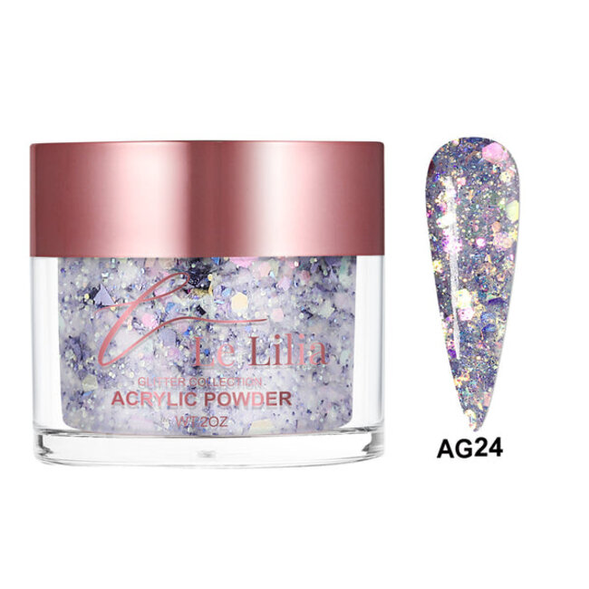 Le Lilia Le Lilia - AG24 - Glitter Collection - AIO Powder - 2 oz