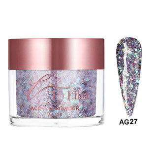 Le Lilia Le Lilia - AG27 - Glitter Collection - AIO Powder - 2 oz