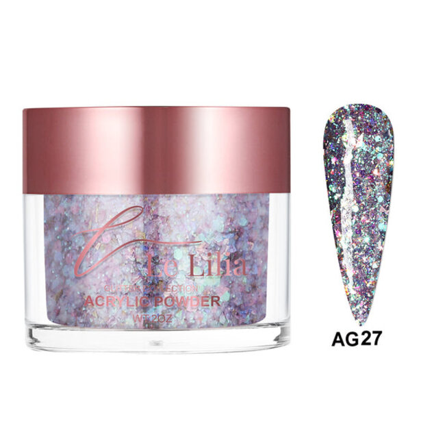 Le Lilia - AG27 - Glitter Collection - AIO Powder - 2 oz