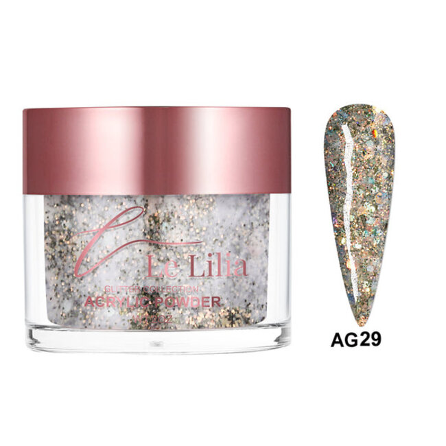Le Lilia - AG29 - Glitter Collection - AIO Powder - 2 oz