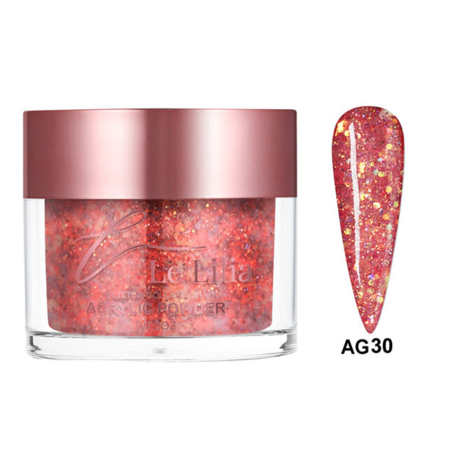 Le Lilia - AG30 - Glitter Collection - AIO Powder - 2 oz