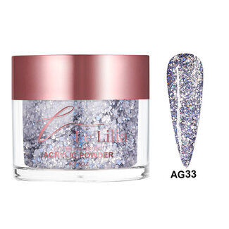 Le Lilia Le Lilia - AG33 - Glitter Collection - AIO Powder - 2 oz