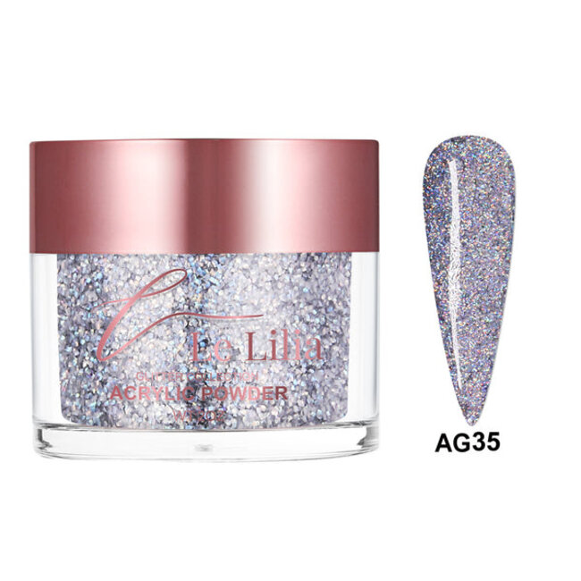 Le Lilia - AG35 - Glitter Collection - AIO Powder - 2 oz