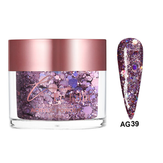 Le Lilia - AG39 - Glitter Collection - AIO Powder - 2 oz