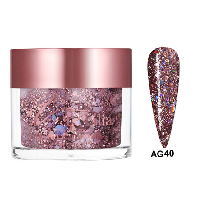 Le Lilia - AG40 - Glitter Collection - AIO Powder - 2 oz