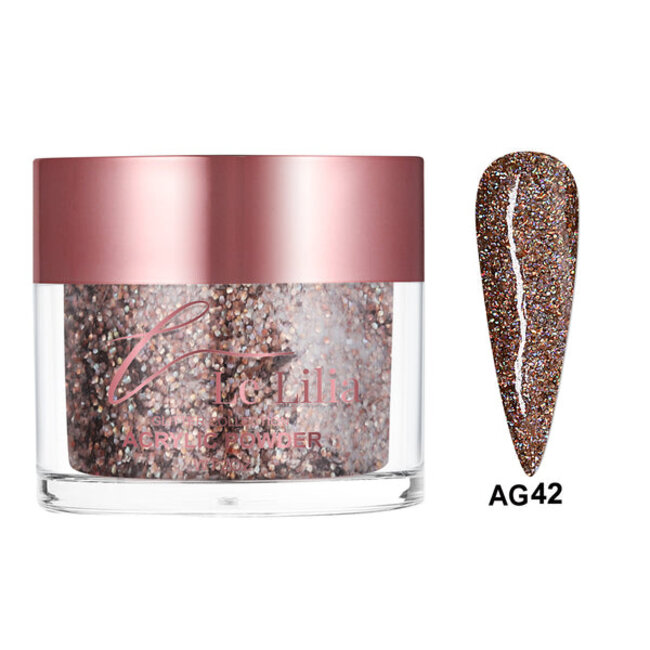 Le Lilia - AG42 - Glitter Collection - AIO Powder - 2 oz