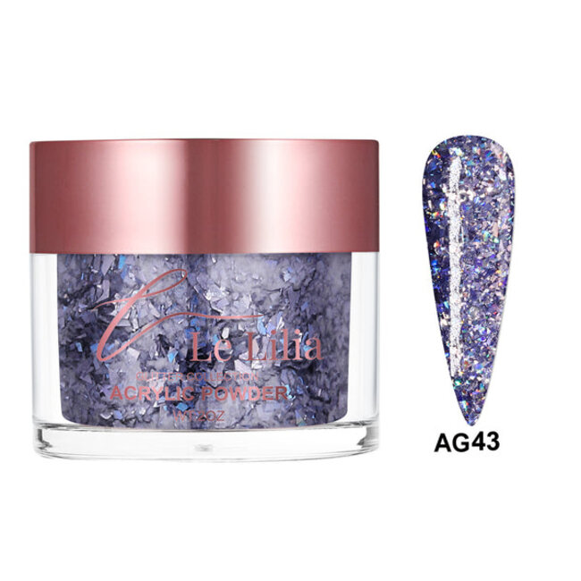 Le Lilia - AG43 - Glitter Collection - AIO Powder - 2 oz