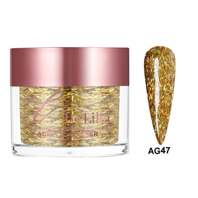 Le Lilia - AG47 - Glitter Collection - AIO Powder - 2 oz