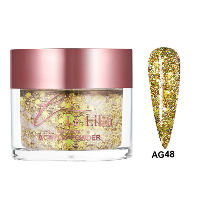 Le Lilia - AG48 - Glitter Collection - AIO Powder - 2 oz