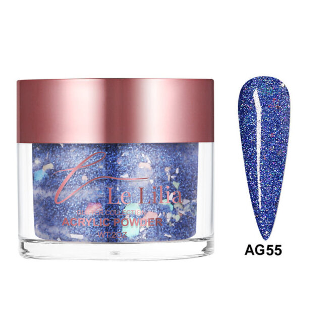 Le Lilia - AG55 - Glitter Collection - AIO Powder - 2 oz