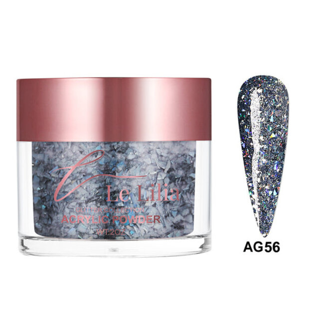 Le Lilia - AG56 - Glitter Collection - AIO Powder - 2 oz