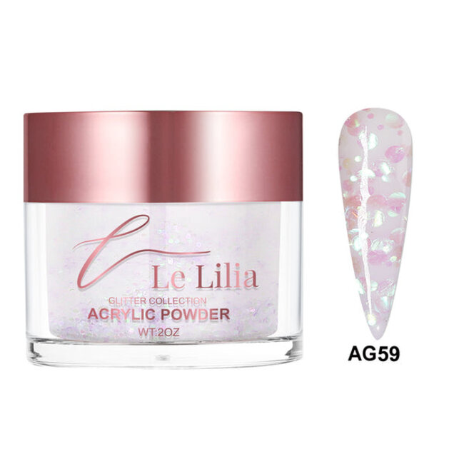 Le Lilia - AG59 - Glitter Collection - AIO Powder - 2 oz
